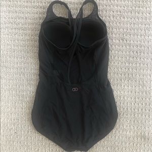 CALIA Black 1-Piece Swim Suit, Size 8 EUC